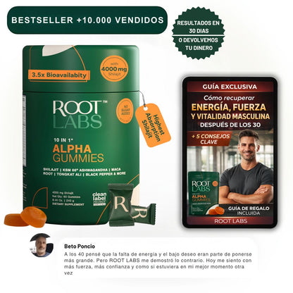 Gomitas Alpha™ — Shilajit Para Energía, Fuerza y Vitalidad