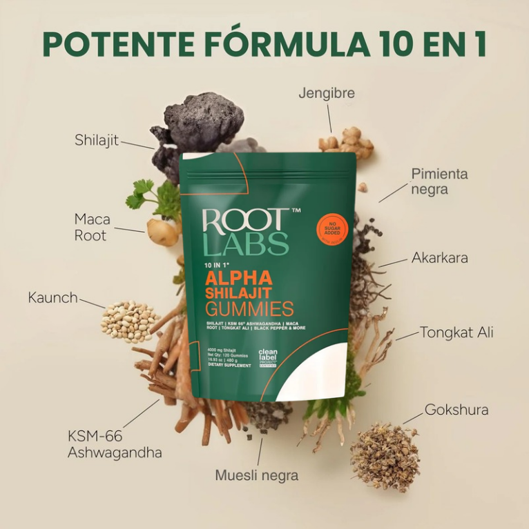Gomitas Alpha™ — Shilajit Para Energía, Fuerza y Vitalidad
